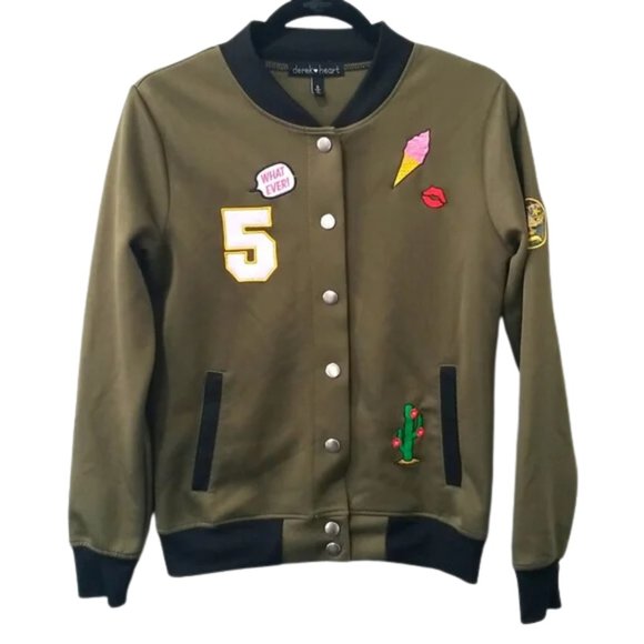 Derek Heart Jackets & Blazers - Derek Heart Bomber Jacket, Sz S